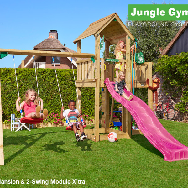Jungle Gym Schaukel Mansion-2-Swing Module Xtra Jungle Gym Schaukel Mansion-2-Swing Module Xtra