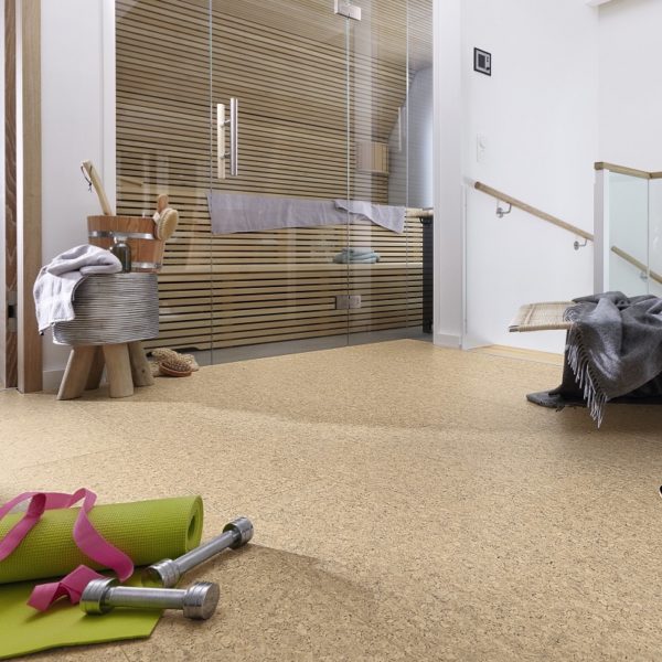 Meister Kork Puro KD300S Struktur Mittel Creme Naturgeölt 2 Ambiente