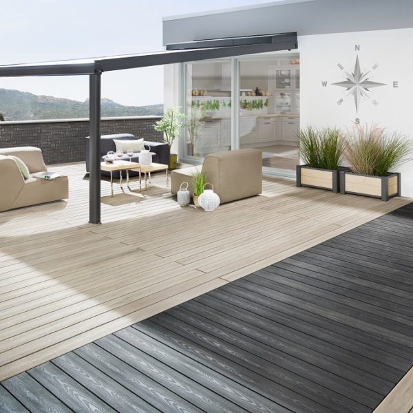 Brügmann Ambientebild WPC Sand Anthrazit