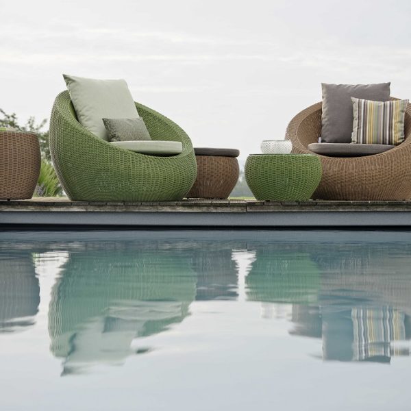 Stern Lounge Sessel Geflecht Ambiente