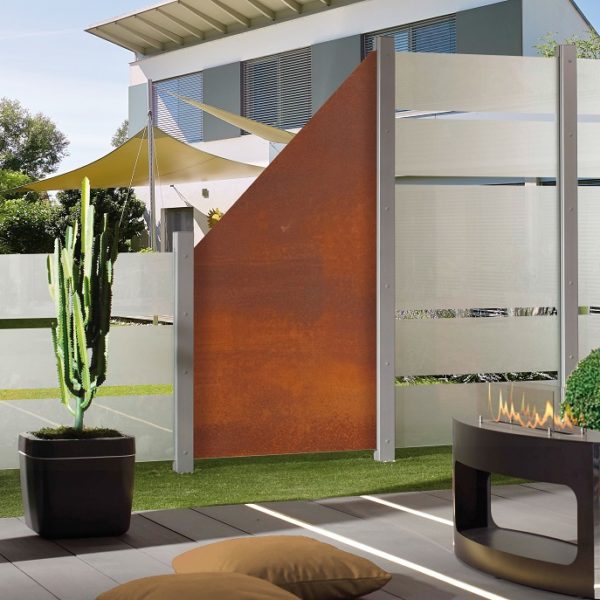 Brügmann Sichtblende Rost Ambientebild